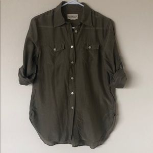Ralph Lauren Denim & Supply Silk Button Down Shirt